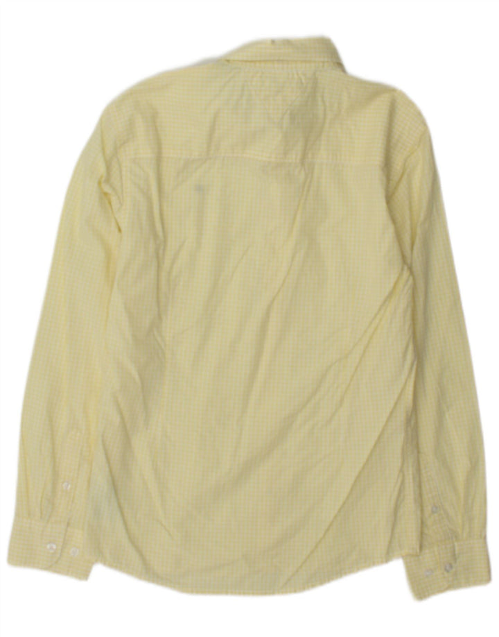 Camicia da bambino Tommy Hilfiger 14-15 anni in cotone a quadretti giallo