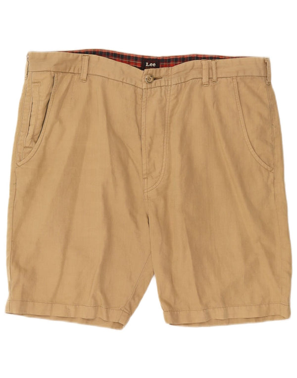 Pantaloncini chino da uomo Lee W38 XL in cotone beige