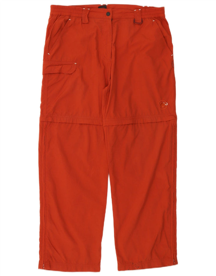 Pantaloni cargo dritti da donna MAMMUT EU 44 XL W36 L30 Nylon rosso
