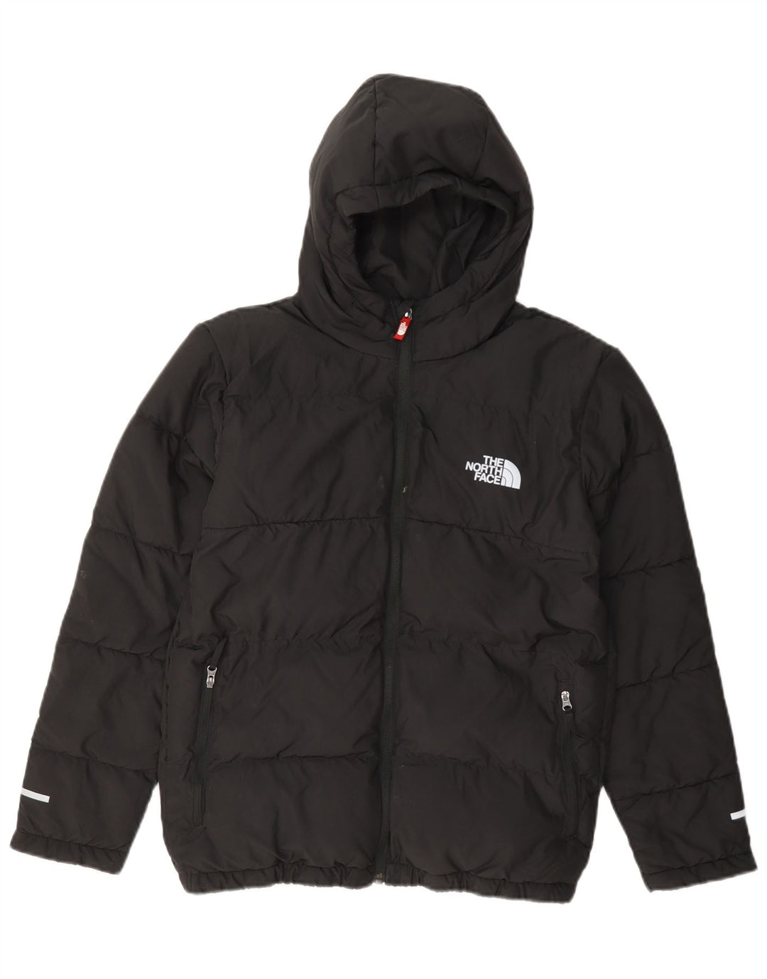 Giacca imbottita con cappuccio The North Face da ragazzo 14-15 anni XL poliestere nero