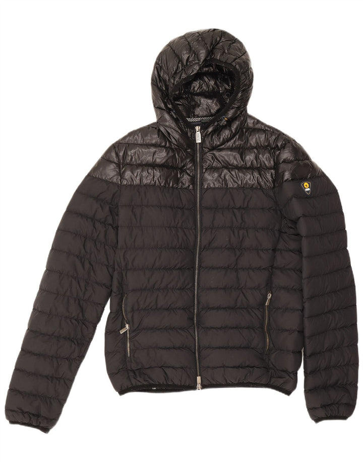 Giacca imbottita con cappuccio da uomo Ciesse Piumini UK 40 media nera