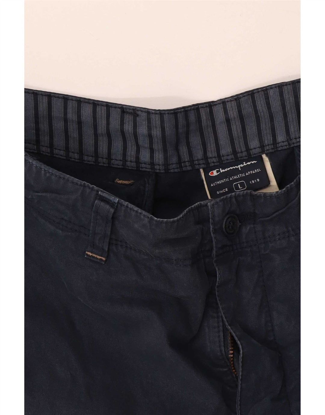 Pantaloncini chino da uomo Champion grandi W34 cotone blu navy