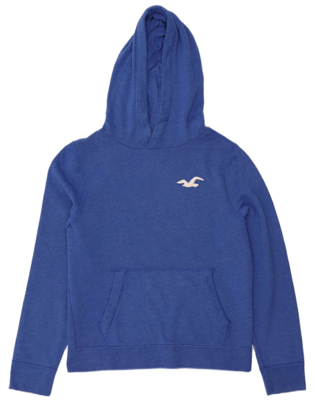 Felpa con cappuccio da uomo HOLLISTER XL in cotone blu