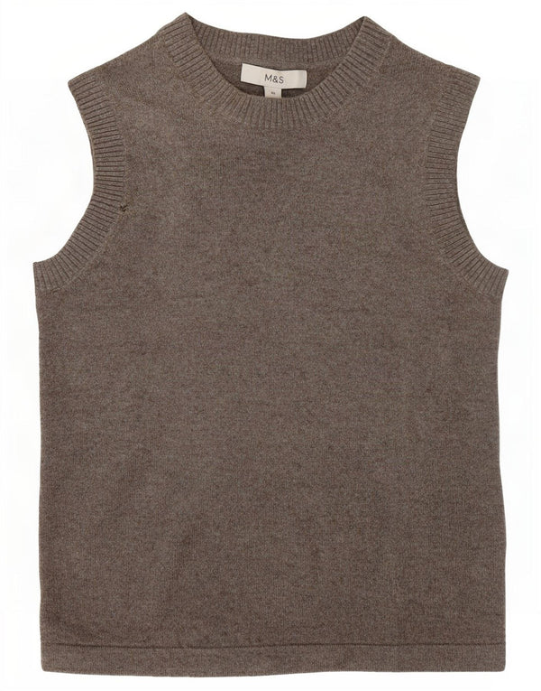 Canotta da donna Marks & Spencer UK 6 XS poliestere grigio