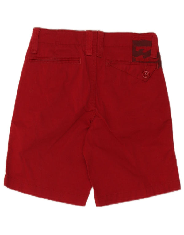 Pantaloncini chino grafici da bambino Billabong 9-10 anni W26 in cotone rosso