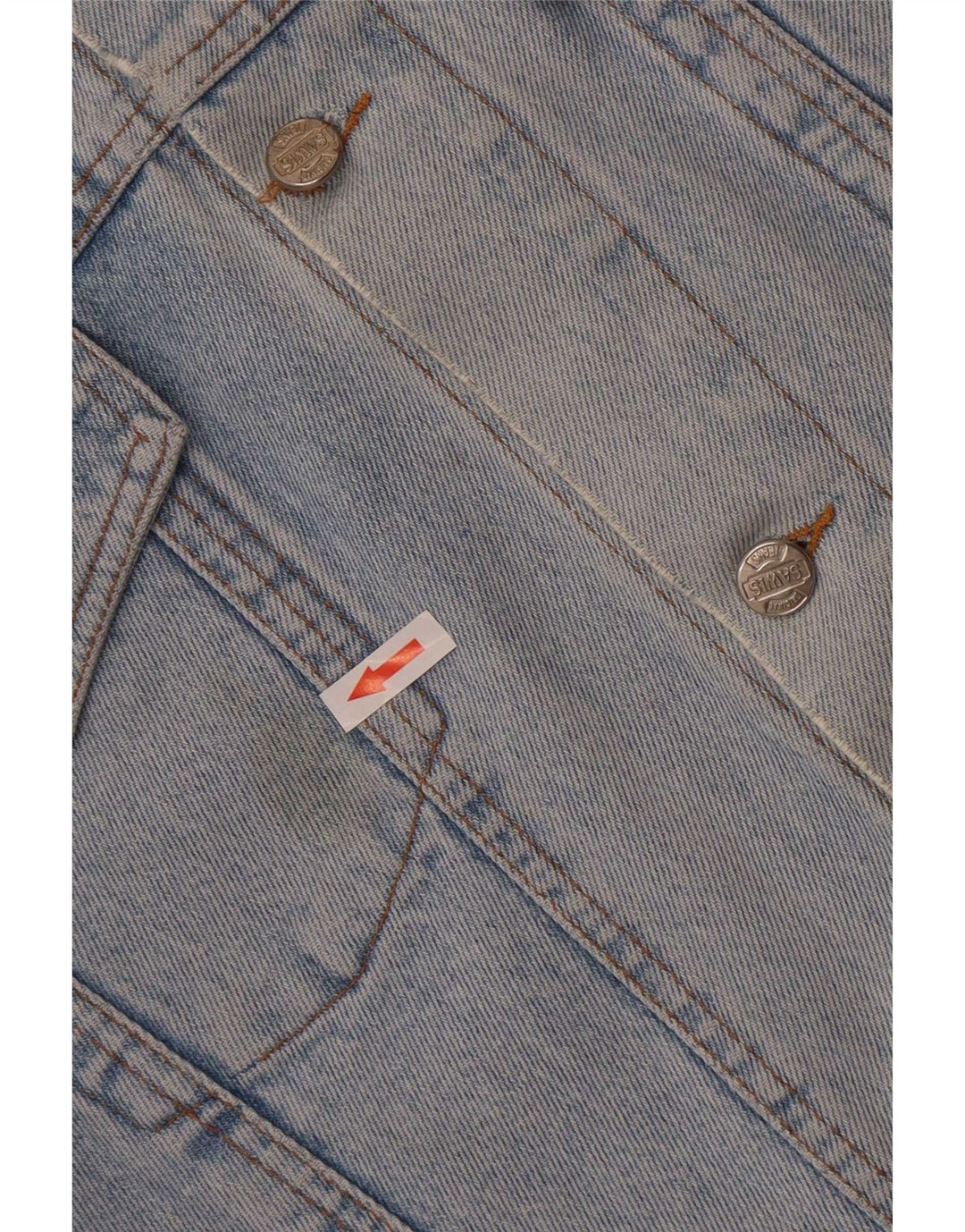 Giacca di jeans vintage da uomo UK 40 grande blu