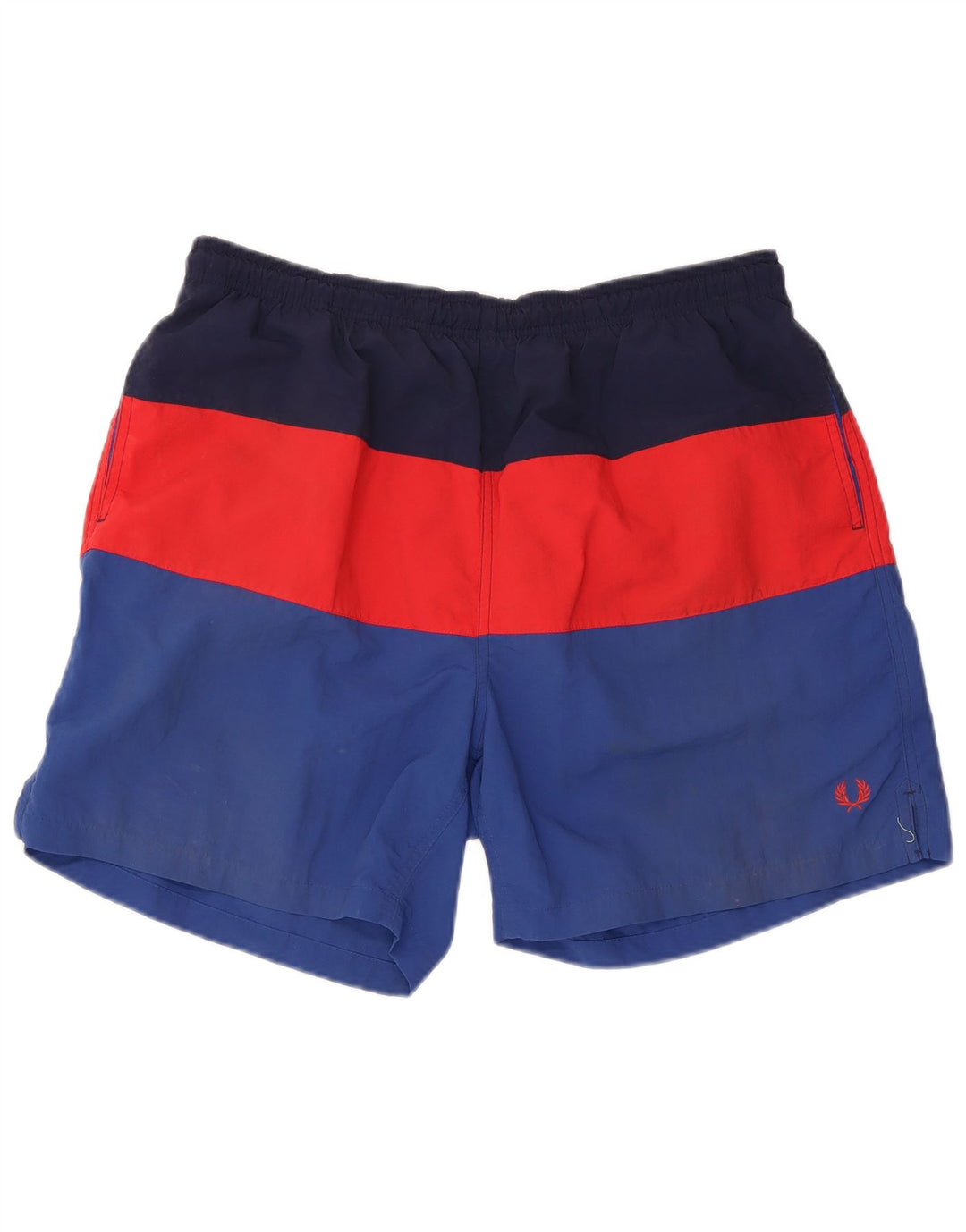 FRED PERRY Pantaloncini da bagno da uomo Grandi in nylon color block multicolore
