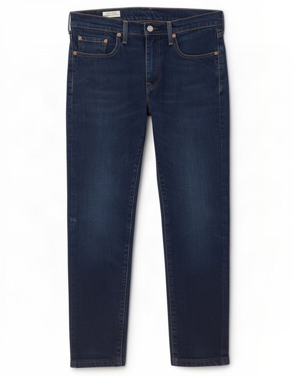 Levi's Mens 502 Tapered Jeans W30 L28 Navy Blue Cotton