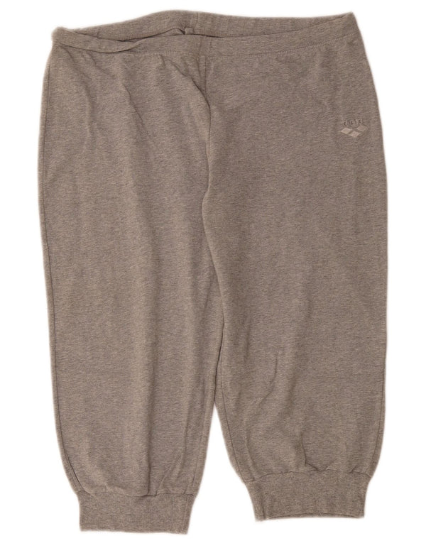 Pantaloni da tuta da donna Arena Capri Joggers UK 16 Large Grigio Cotone