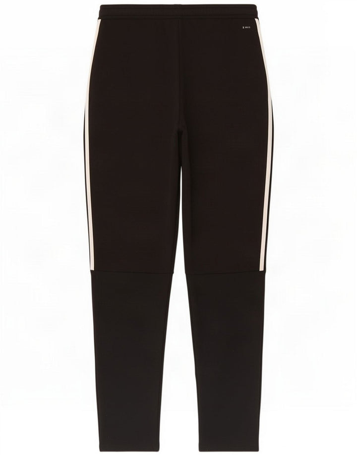 Adidas Pantaloni da tuta da uomo grandi in poliestere nero