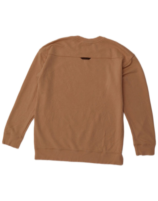 ADIDAS Felpa grafica da uomo Maglione marrone medio in cotone sportivo