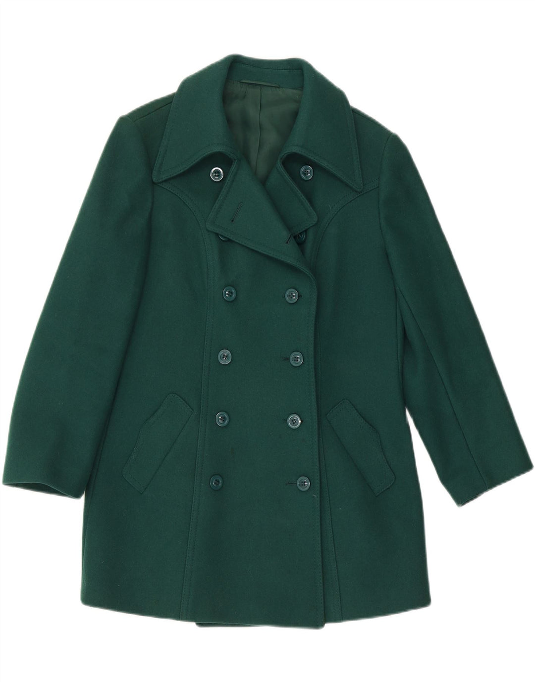 Cappotto doppiopetto da donna RALPH IT 42 Verde medio