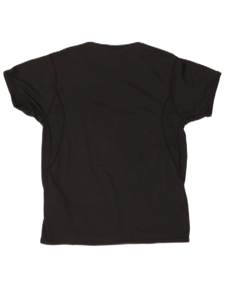 T-shirt grafica da donna Nike Top UK 10/12 poliestere nero medio
