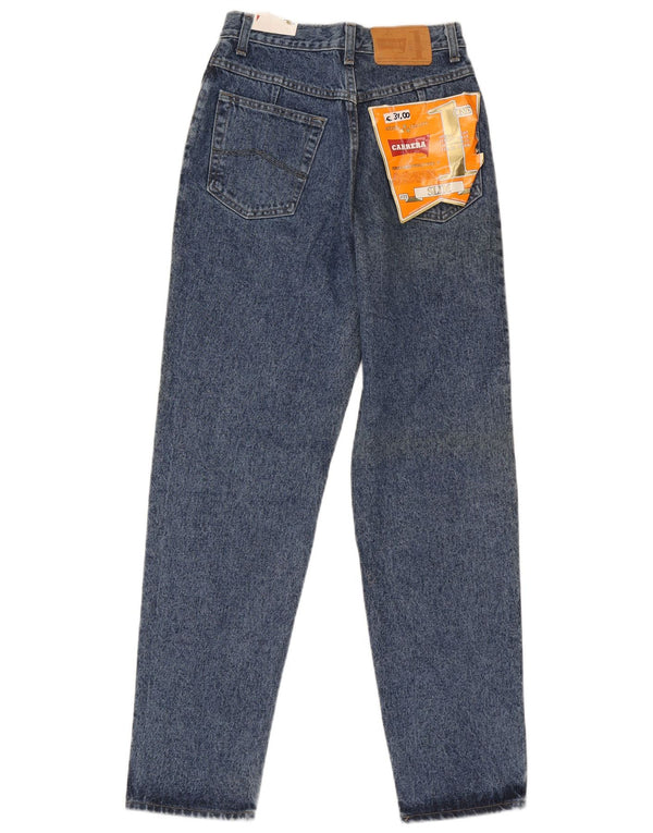 Jeans affusolati a vita alta da uomo Carrera W28 L31 cotone blu
