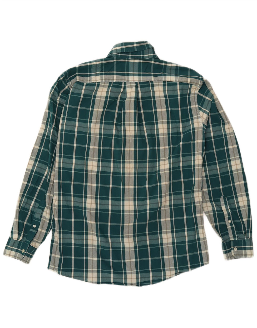 EDDIE BAUER Camicia da uomo dalla vestibilità classica in cotone a quadri verde medio
