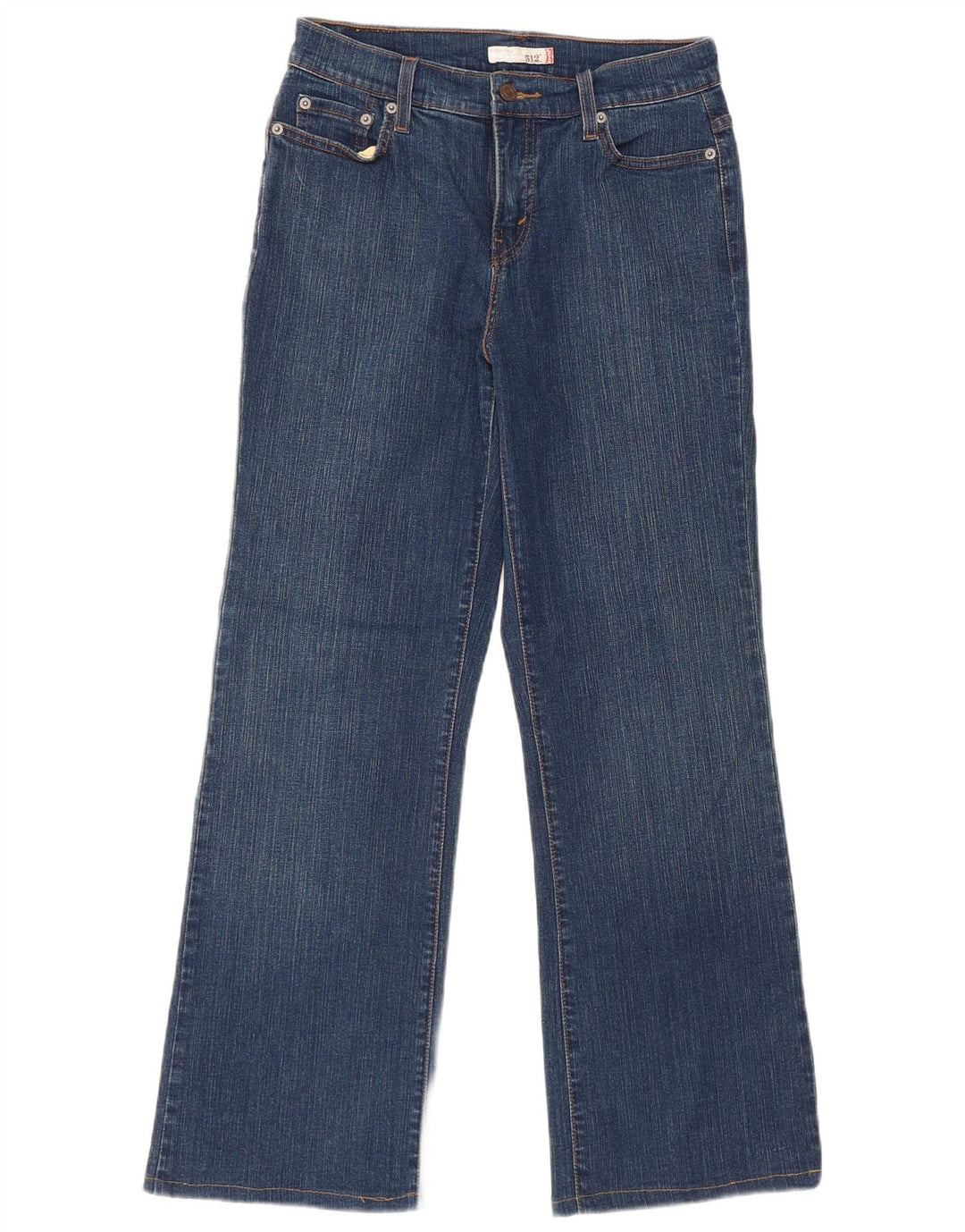 Levi's Donna 512 Jeans Bootcut perfettamente dimagranti US 8 Medio W28 L28 Blu