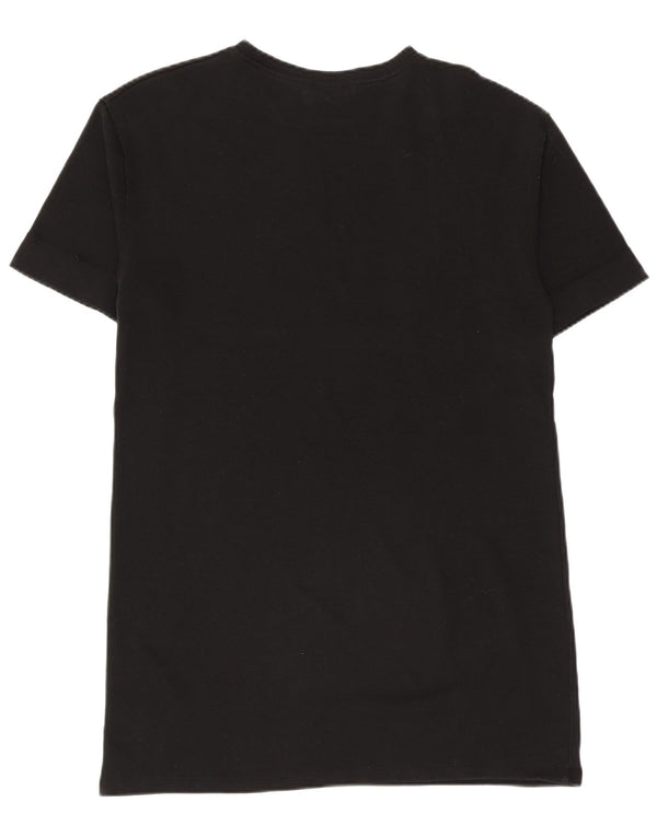 Abito T-shirt Zara da donna UK 14 medio nero