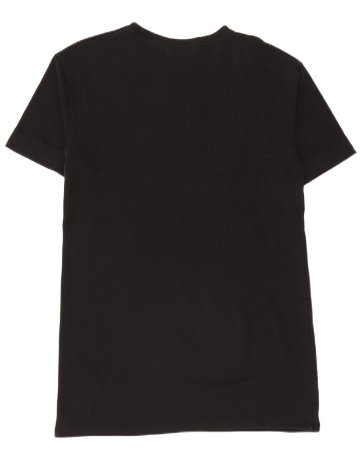 Abito T-shirt Zara da donna UK 14 medio nero
