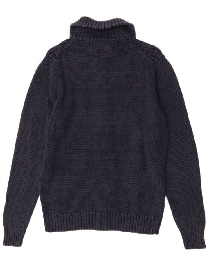 Maglione cardigan da uomo Zara blu navy medio