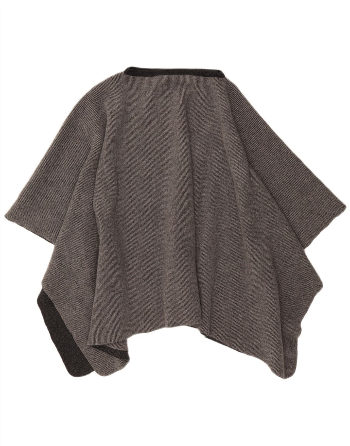 Maglione poncho da donna VINTAGE taglia unica grigio