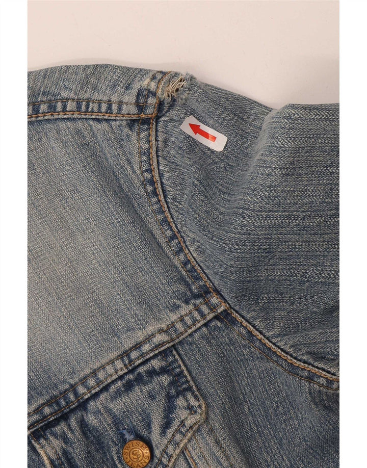 Giacca in denim corto da donna Swish UK 14 blu medio