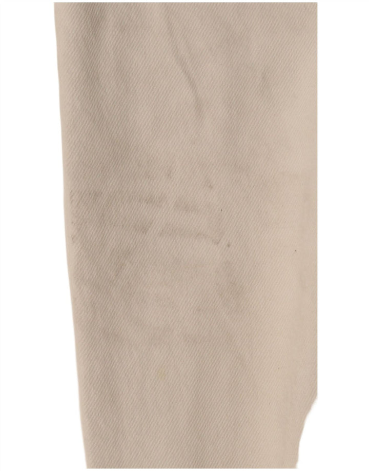 Jeans affusolati a vita alta da donna Americanino W28 L28 bianco sporco classico