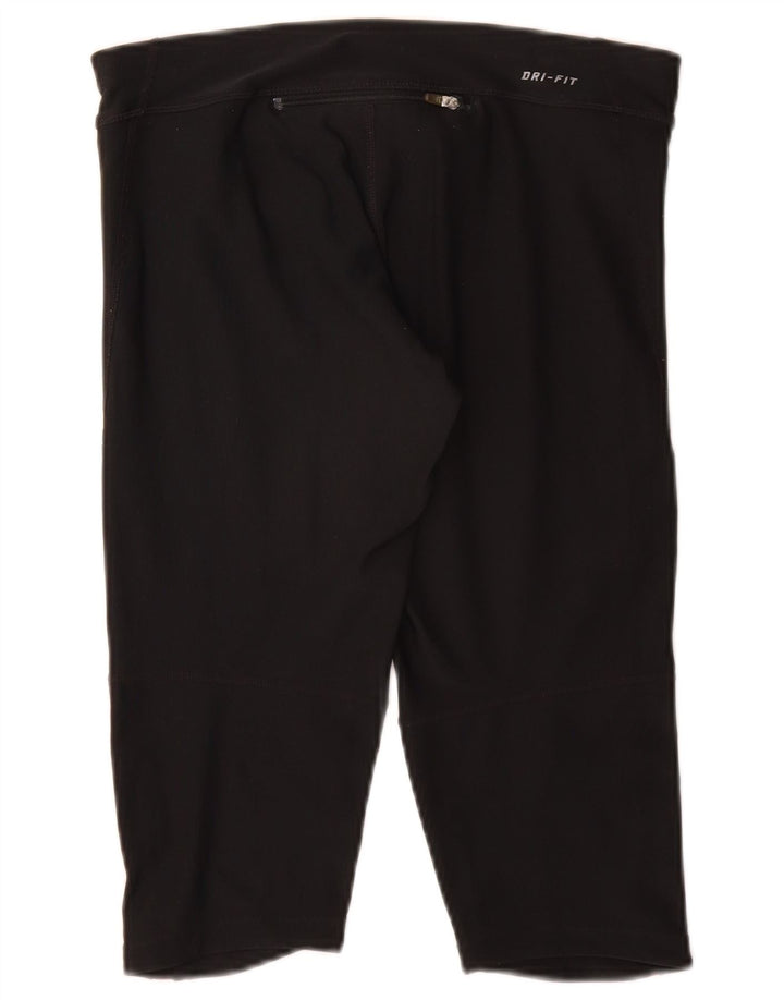Leggings Nike Dri Fit Capri da donna UK 10 piccoli neri