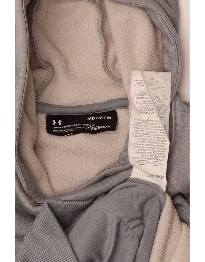 Felpa con cappuccio grafica da donna Under Armour UK 14 Poliestere grigio medio