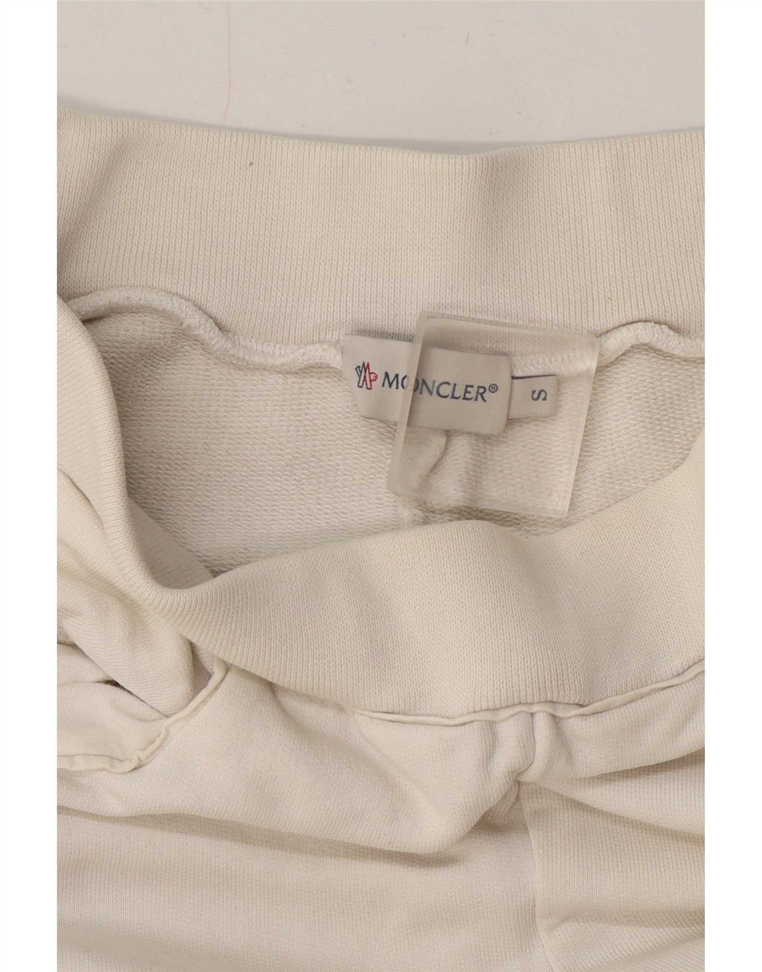 Moncler Pantaloni da tuta da donna Joggers UK 10 Small Bianco