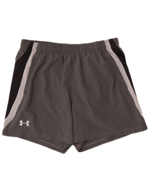 Pantaloncini sportivi Under Armour da uomo Heat Gear Large Grey Colourblock