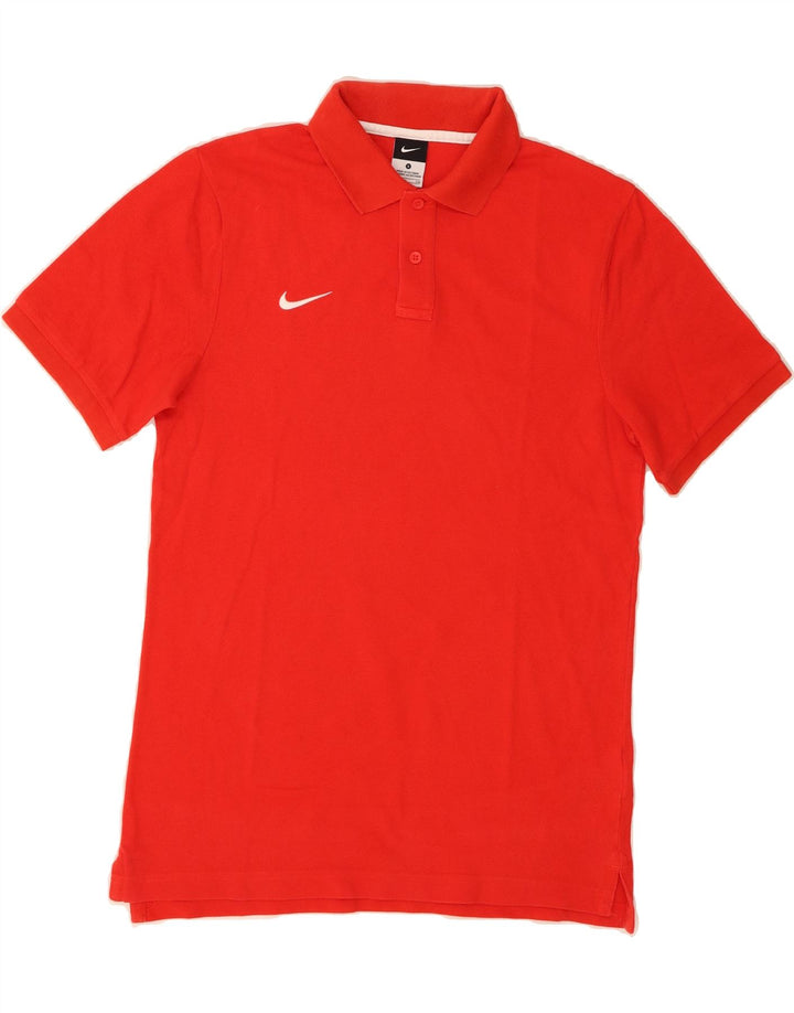 NIKE Mens Polo Shirt Small Red Cotton Vintage Nike and Second-Hand Nike from Messina Hembry 