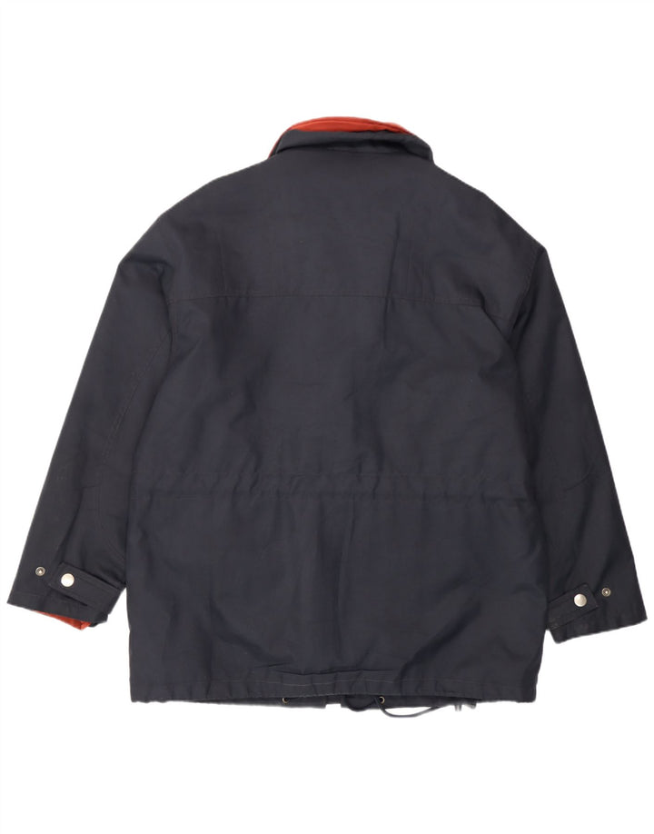 Giacca a vento da uomo Lotto UK 42 XL Blu Navy Poliammide