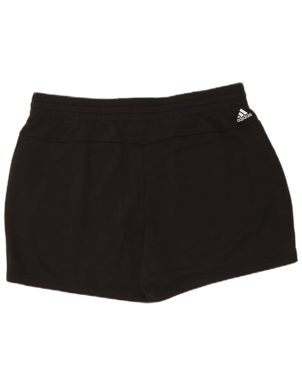 Pantaloncini sportivi Adidas da donna con grafica UK 20/22 XL Sport in cotone nero