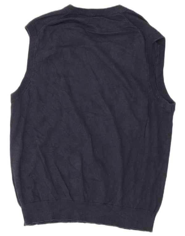 Canotta da uomo Chaps Canotta grande in cotone blu navy