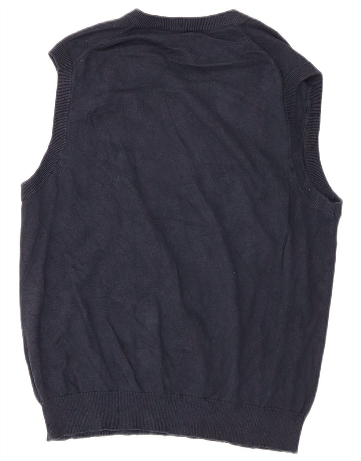 Canotta da uomo Chaps Canotta grande in cotone blu navy