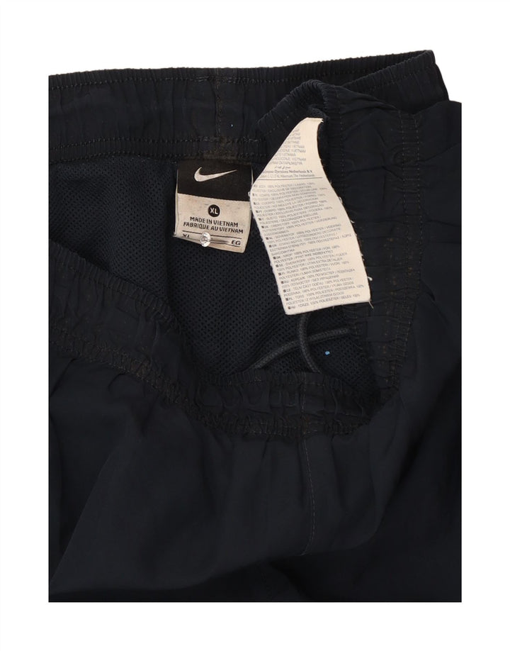 Pantaloncini da bagno con grafica Nike da uomo XL in poliestere blu navy