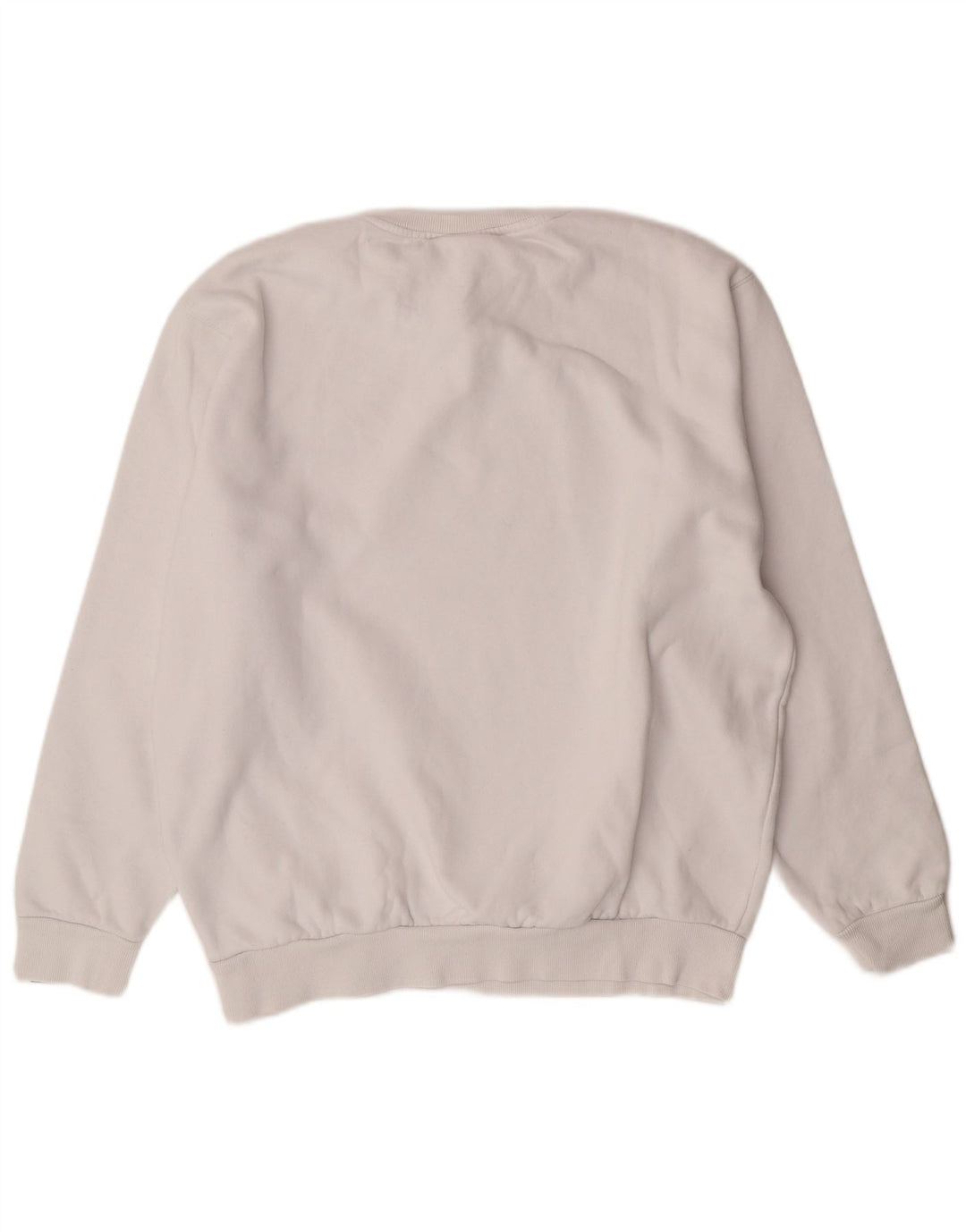 ELLESSE Felpa da Uomo Maglione Grande Cotone Bianco