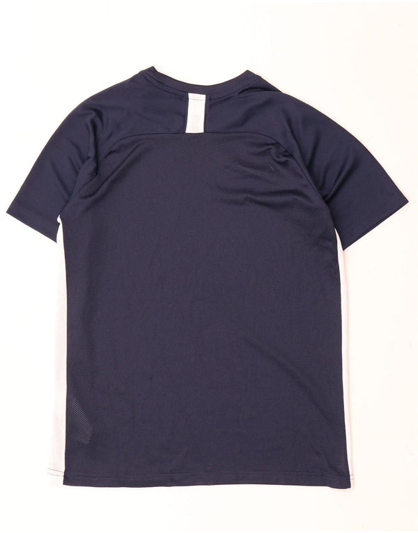 T-shirt da ragazzo Nike Dri Fit Top 13-14 anni XL Blu navy Colourblock
