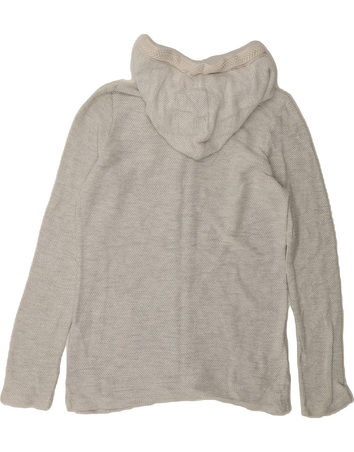FAT FACE Womens Zip Hoodie Sweater UK 10 Small Grey Vintage Fat Face and Second-Hand Fat Face from Messina Hembry 