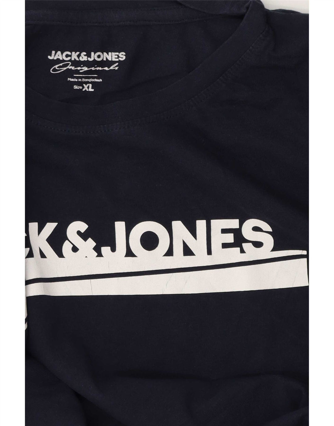 T-shirt grafica da uomo Jack & Jones Top XL Blu navy