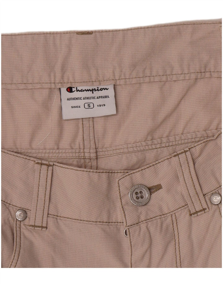 Pantaloncini casual da donna Champion piccoli W28 pied de poule beige