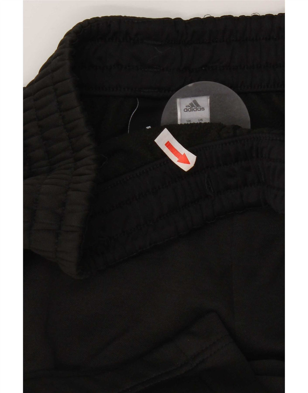 Pantaloni da tuta da uomo Adidas Small neri in poliestere
