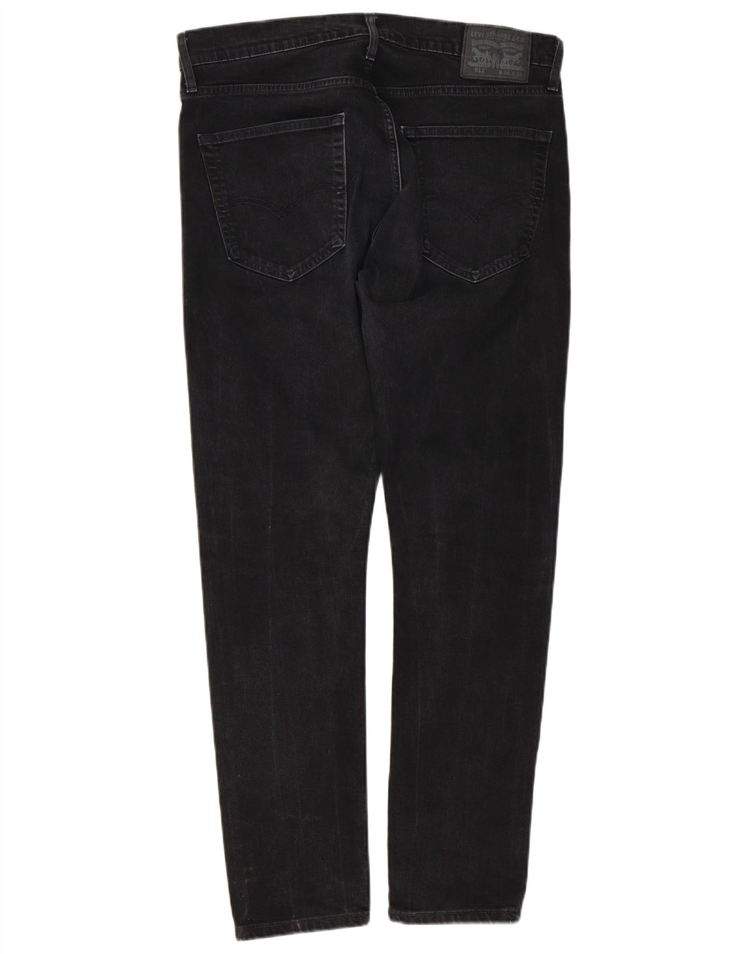 Jeans Levi's da uomo slim affusolati W36 L32 cotone nero