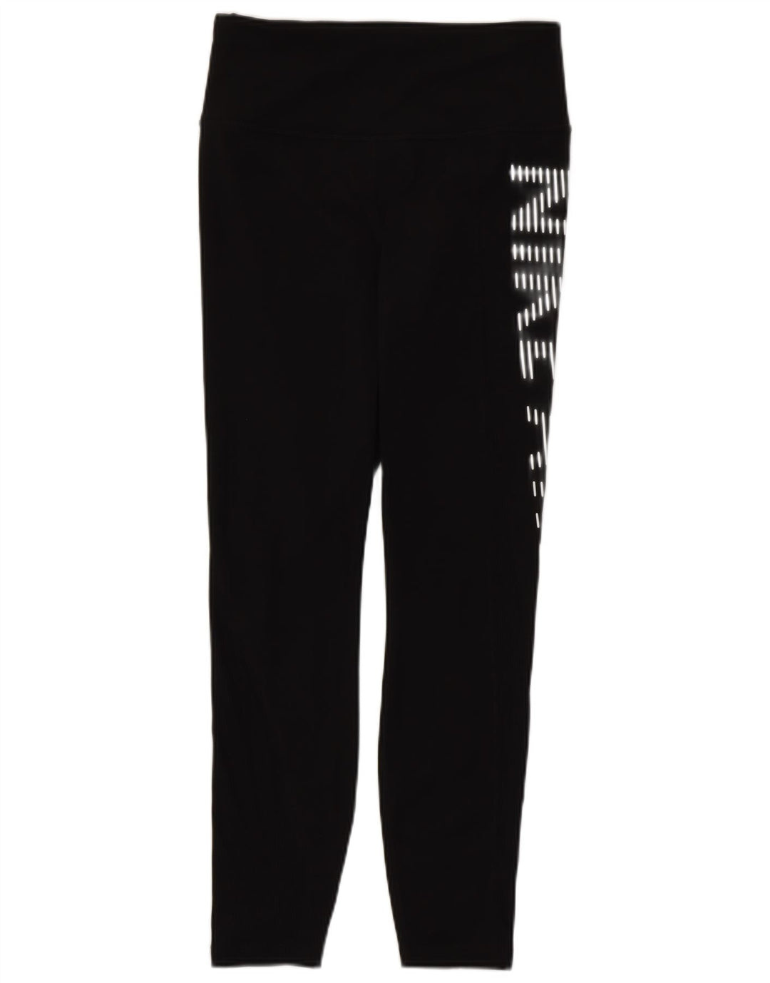 Leggings grafici Nike Dri Fit da donna UK 8 piccoli neri