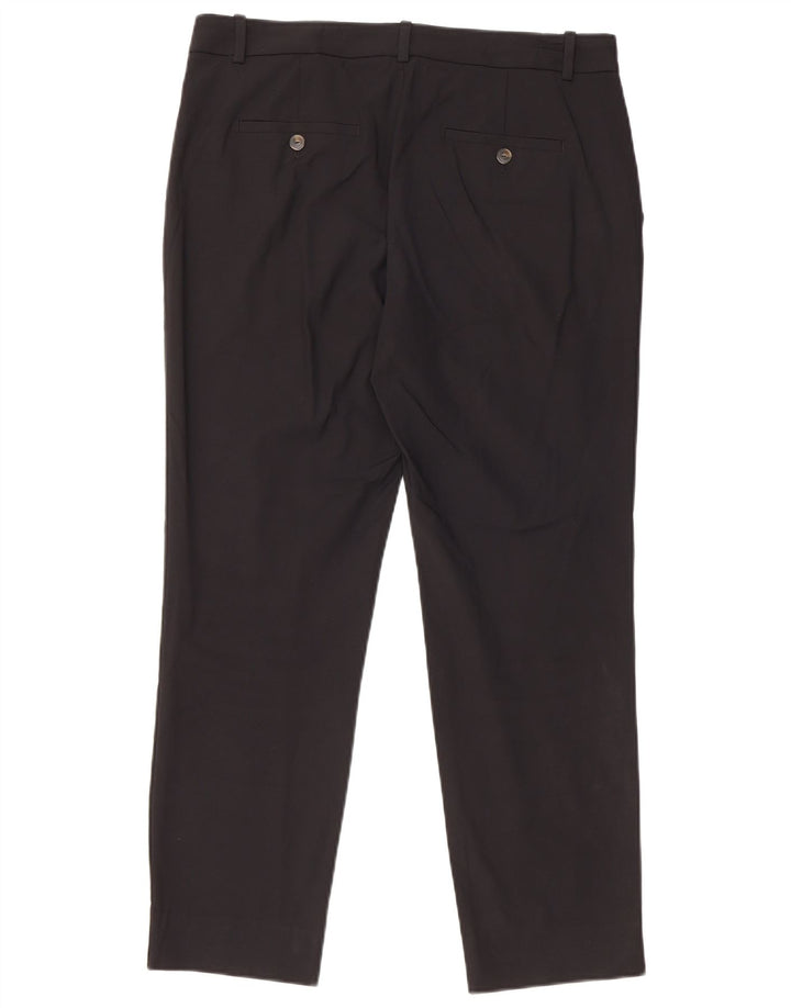 Pantaloni da abito dritti da donna MASSIMO DUTTI EU 40 Medio W30 L27 Nero
