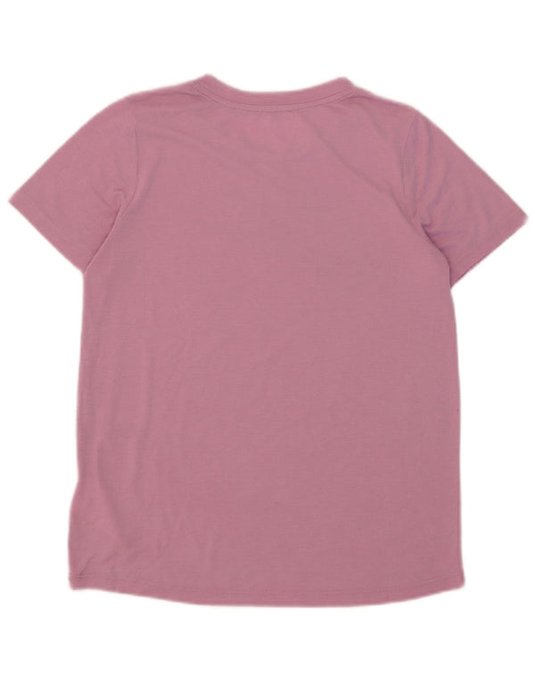 Maglietta grafica Nike per ragazze, 13-14 anni, XL, rosa, poliestere