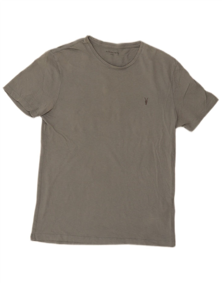 T-shirt da uomo All Saints Top piccola in cotone grigio