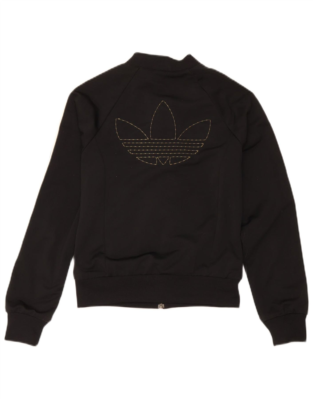 Giacca da tuta grafica corta Adidas da donna EU 38 media nera