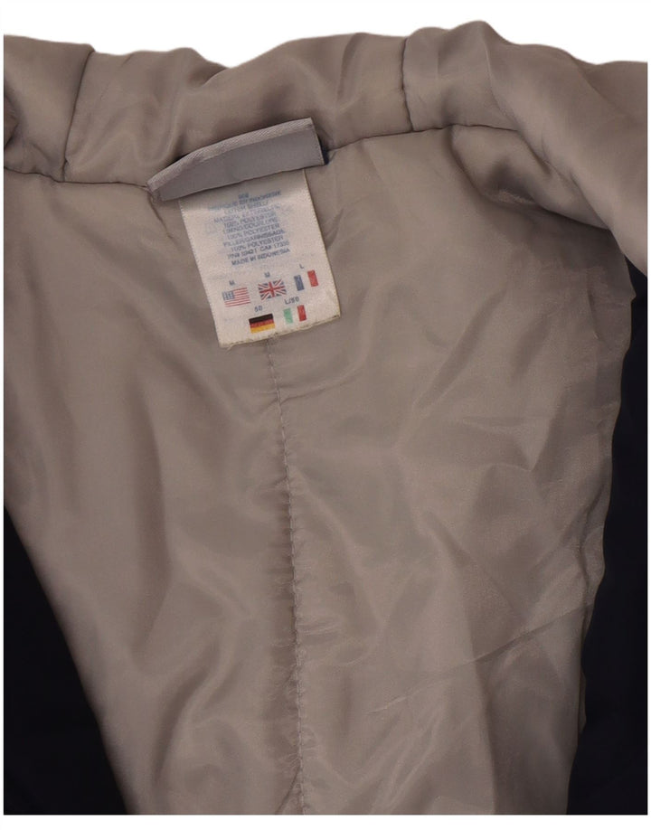 Giubbotto bomber con cappuccio da uomo Reebok UK 38 Medium Navy Blue Colourblock