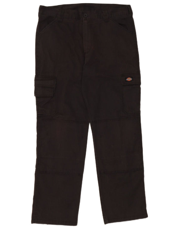Pantaloni cargo dritti da uomo Dickies W36 L30 poliestere nero
